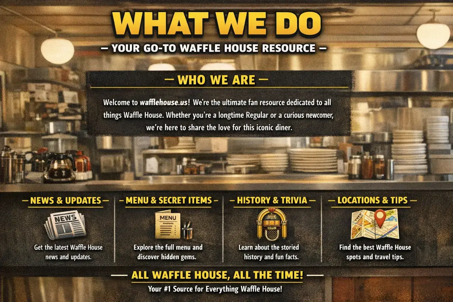 Waffle House About Us Us