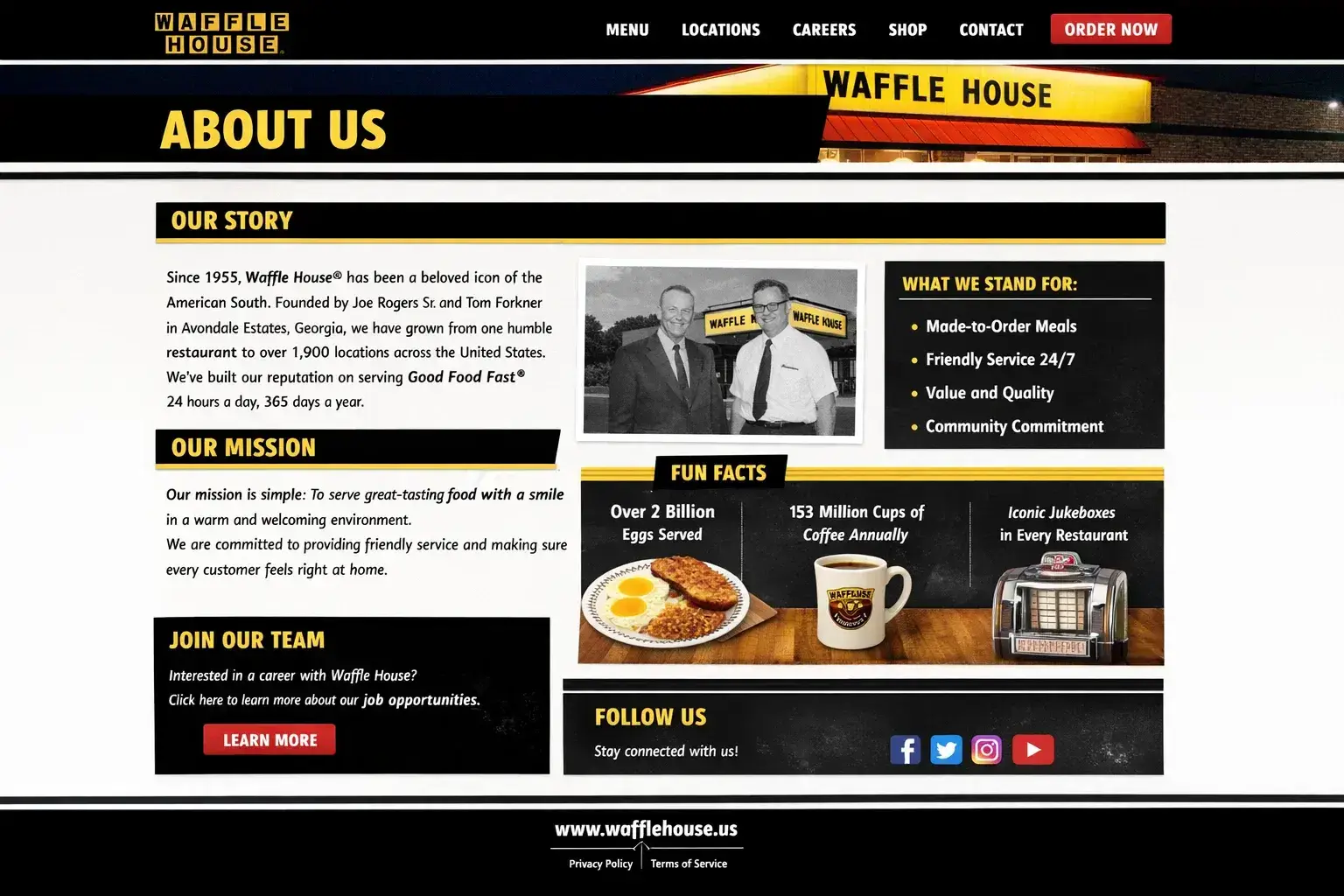 waffle House About Us