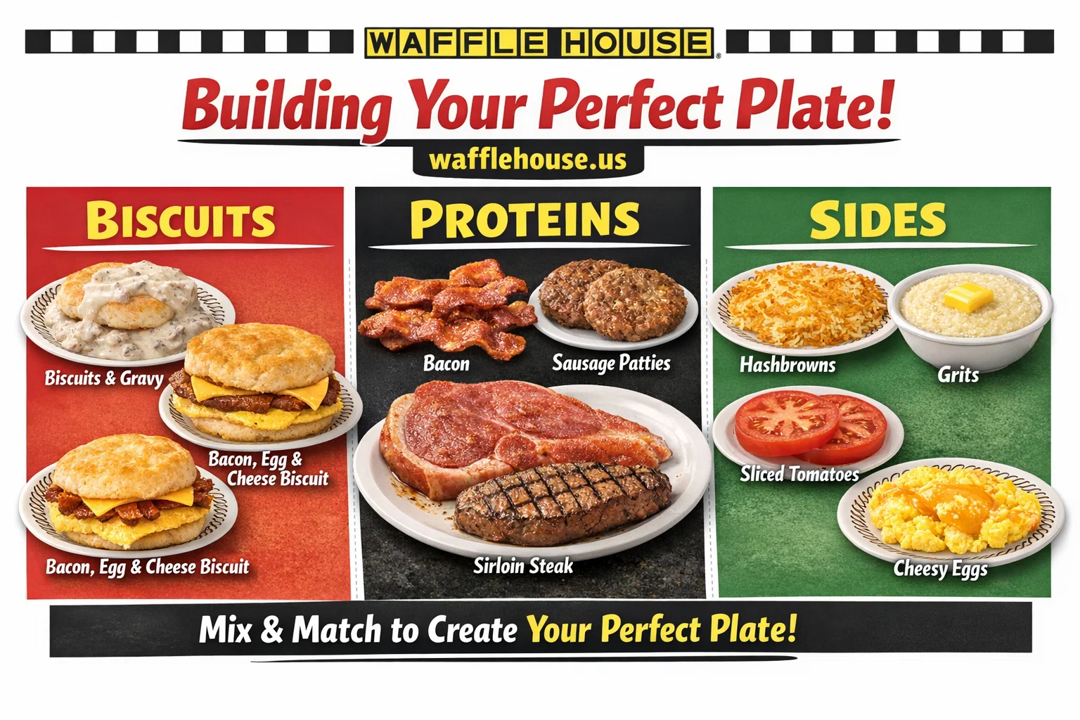 Waffle House Favorite Breakfast Menu with Price