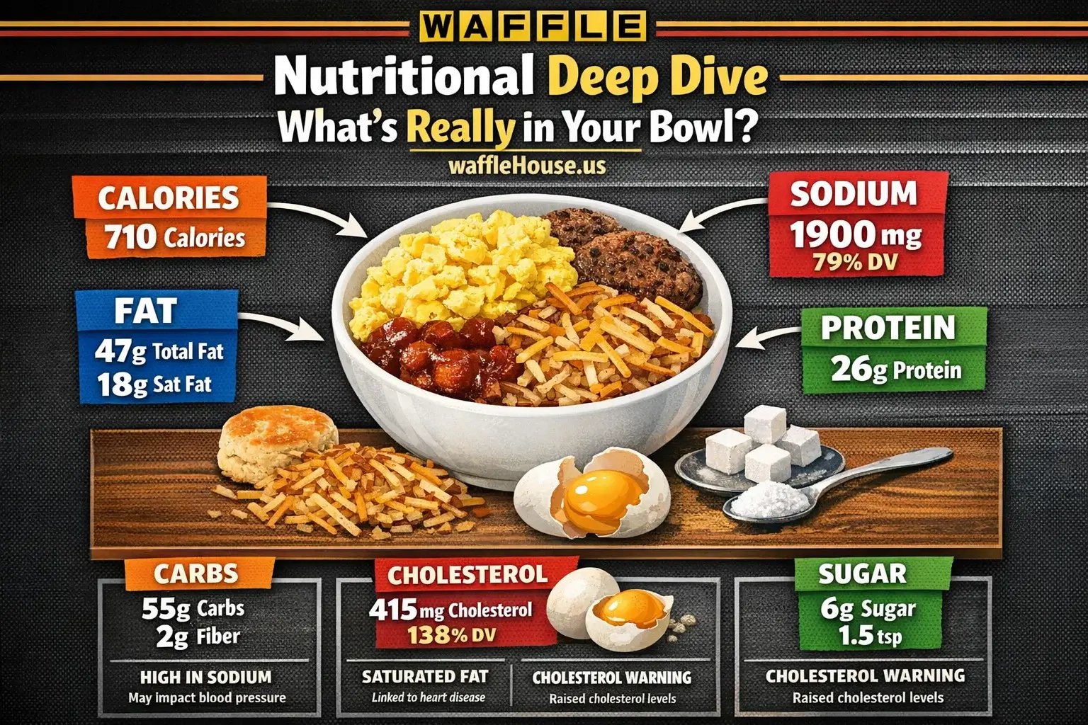 Waffle House Signature Hashbrown Bowls Menu With Price