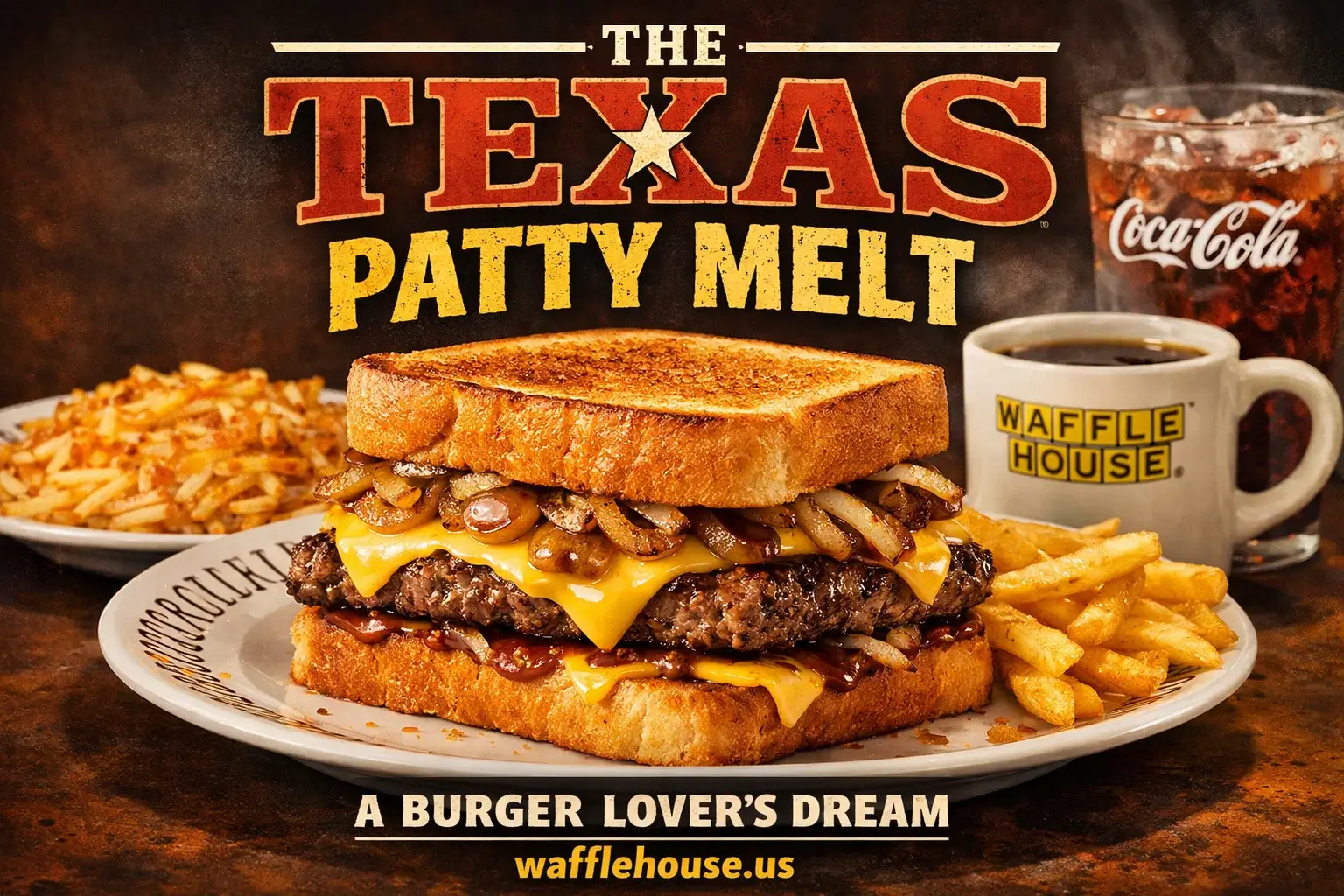 Waffle House Texas Melts Menu with Prices