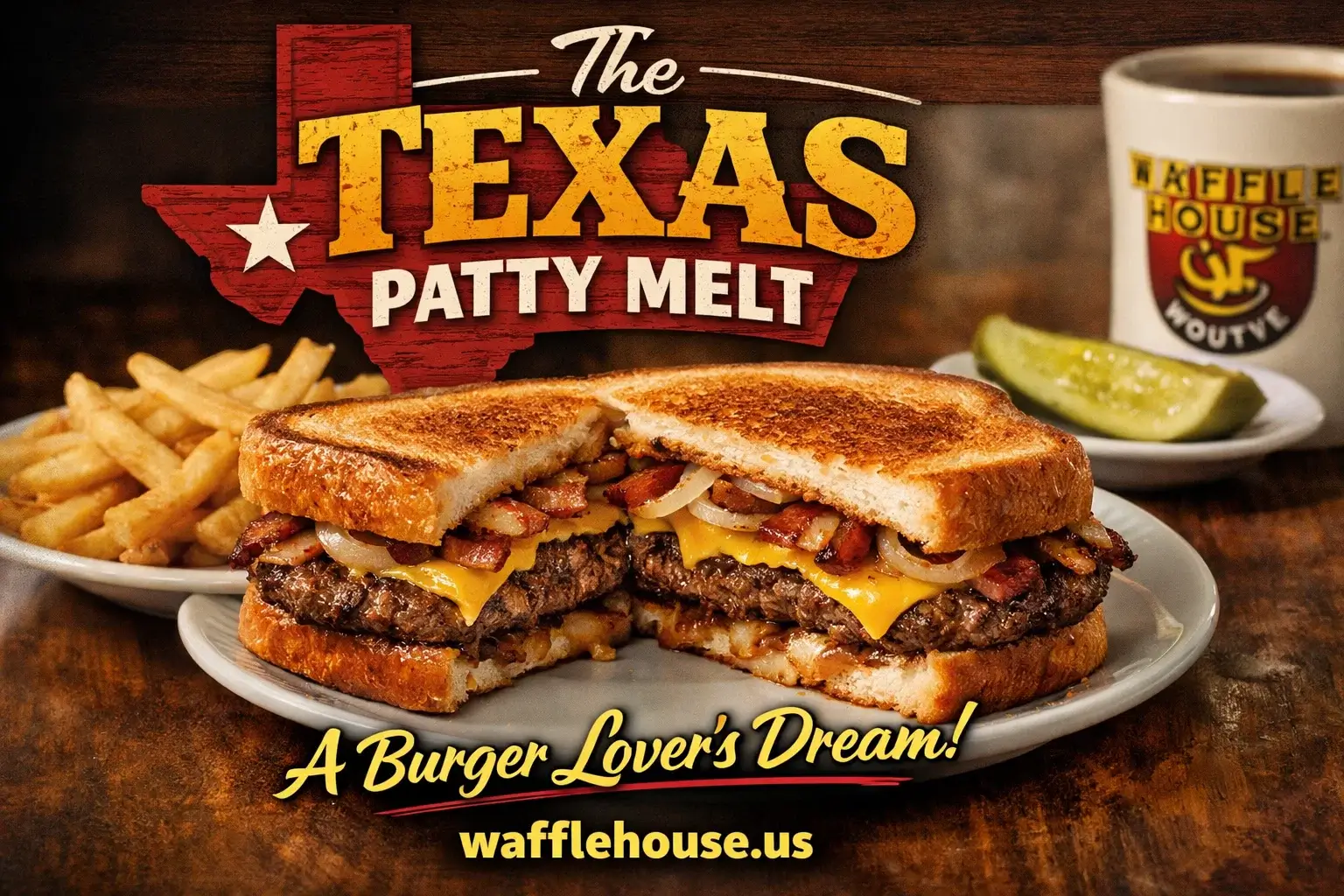 Waffle House Texas Melts Menu with Prices