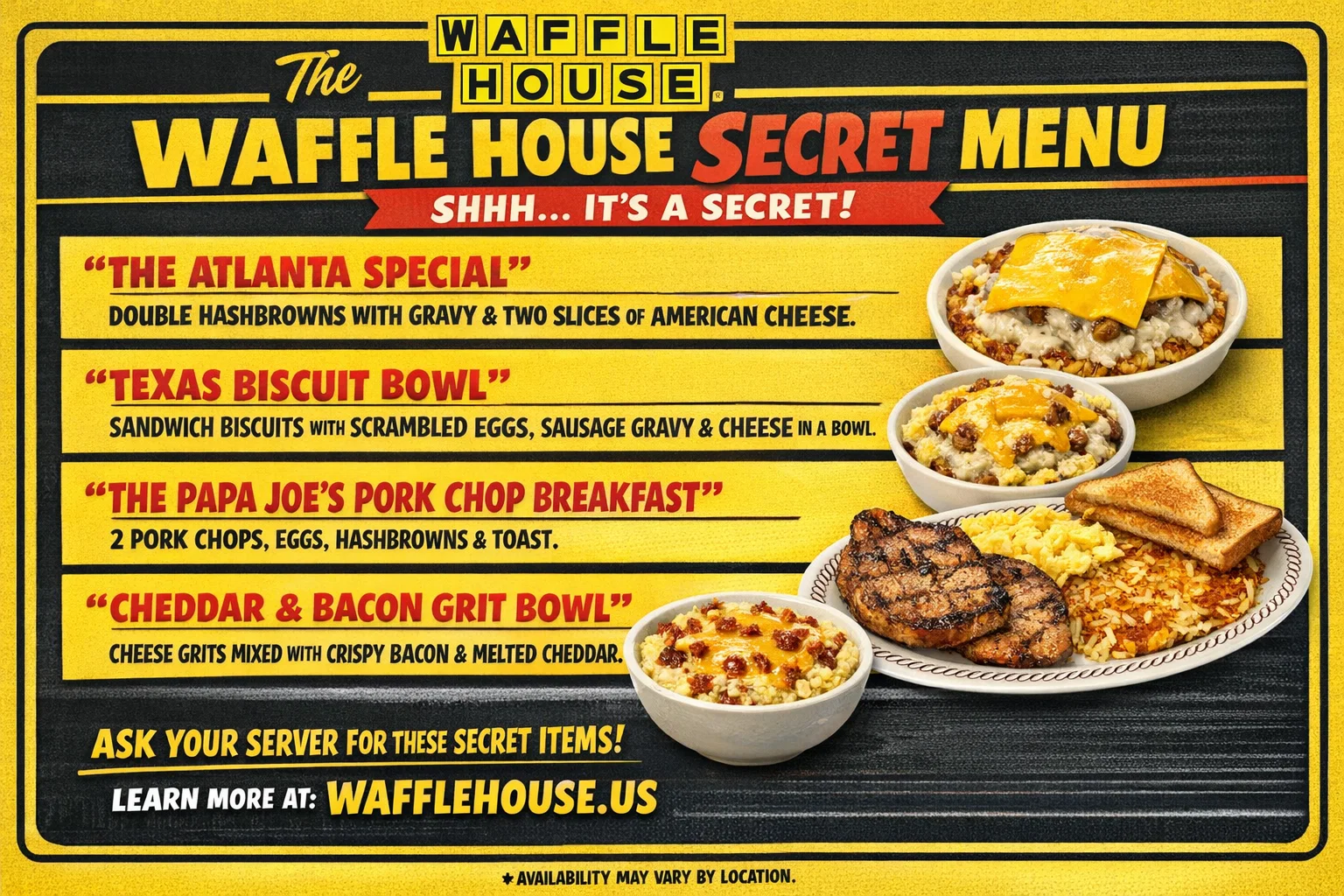 Waffle House Menu With Prices