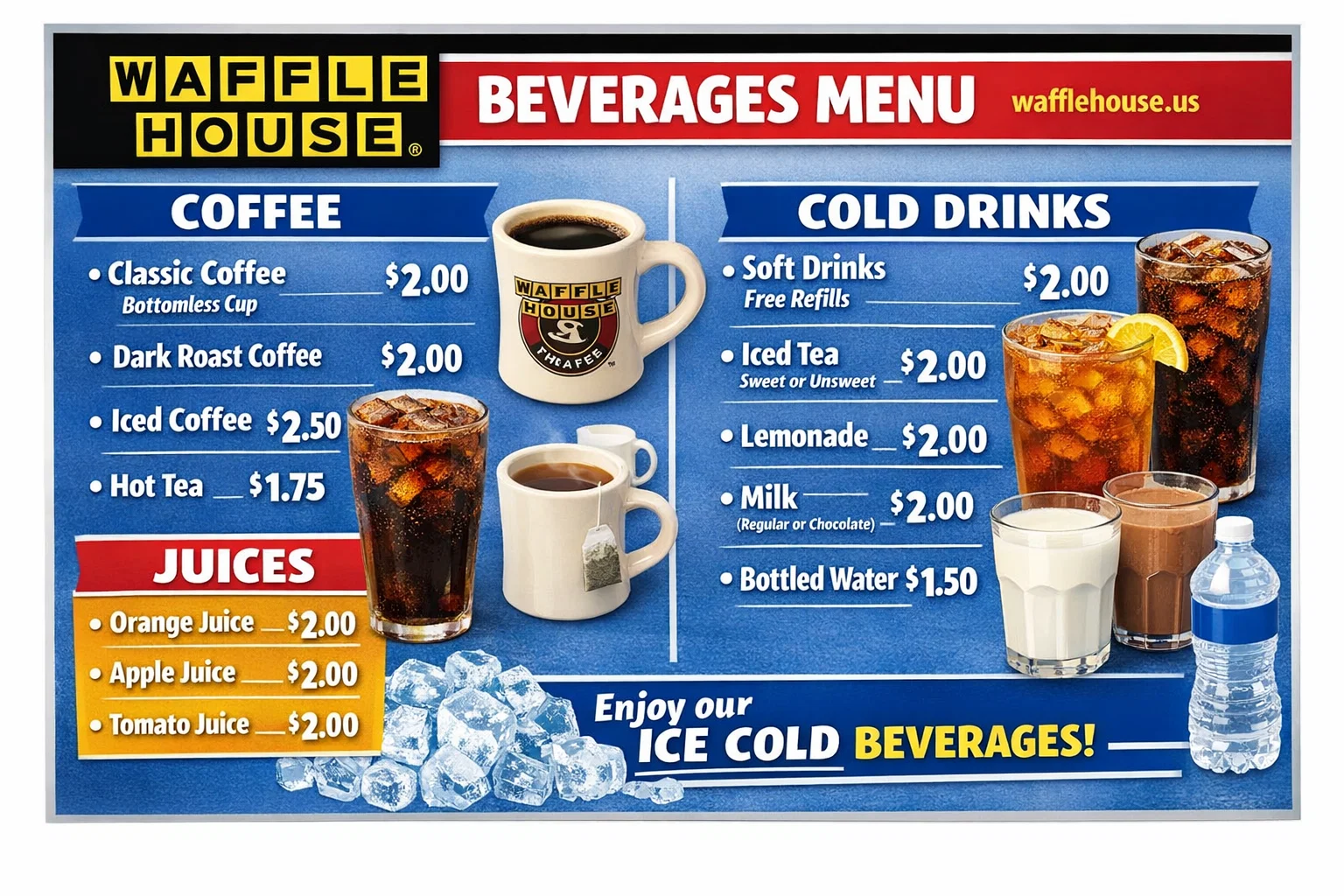 Waffle House Menu With Prices