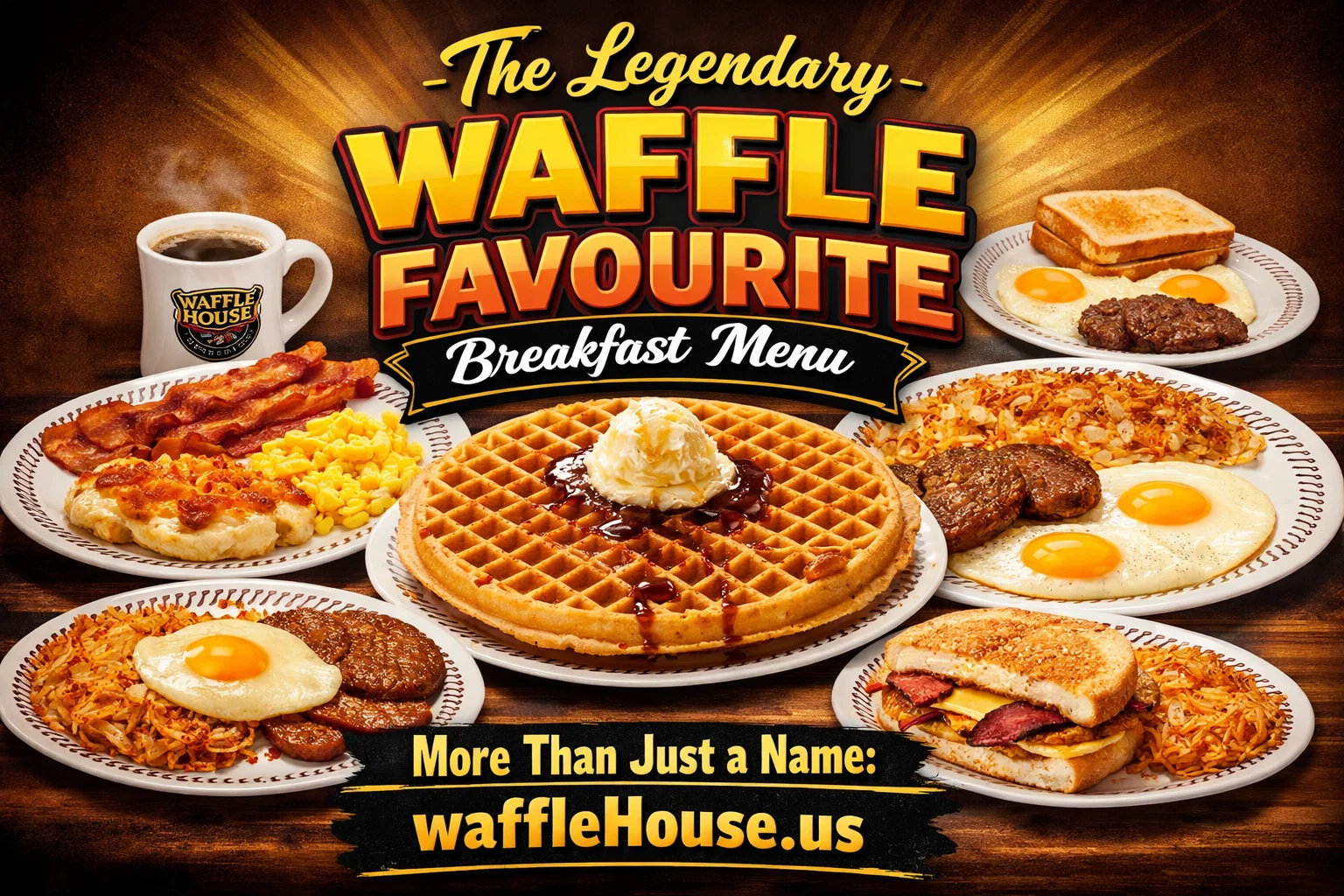Waffle House Favorite Breakfast Menu with Price