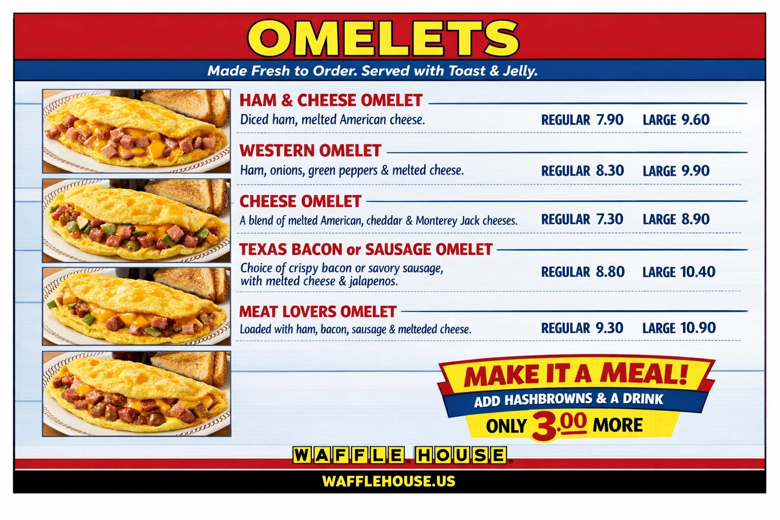 Waffle House Menu With Prices