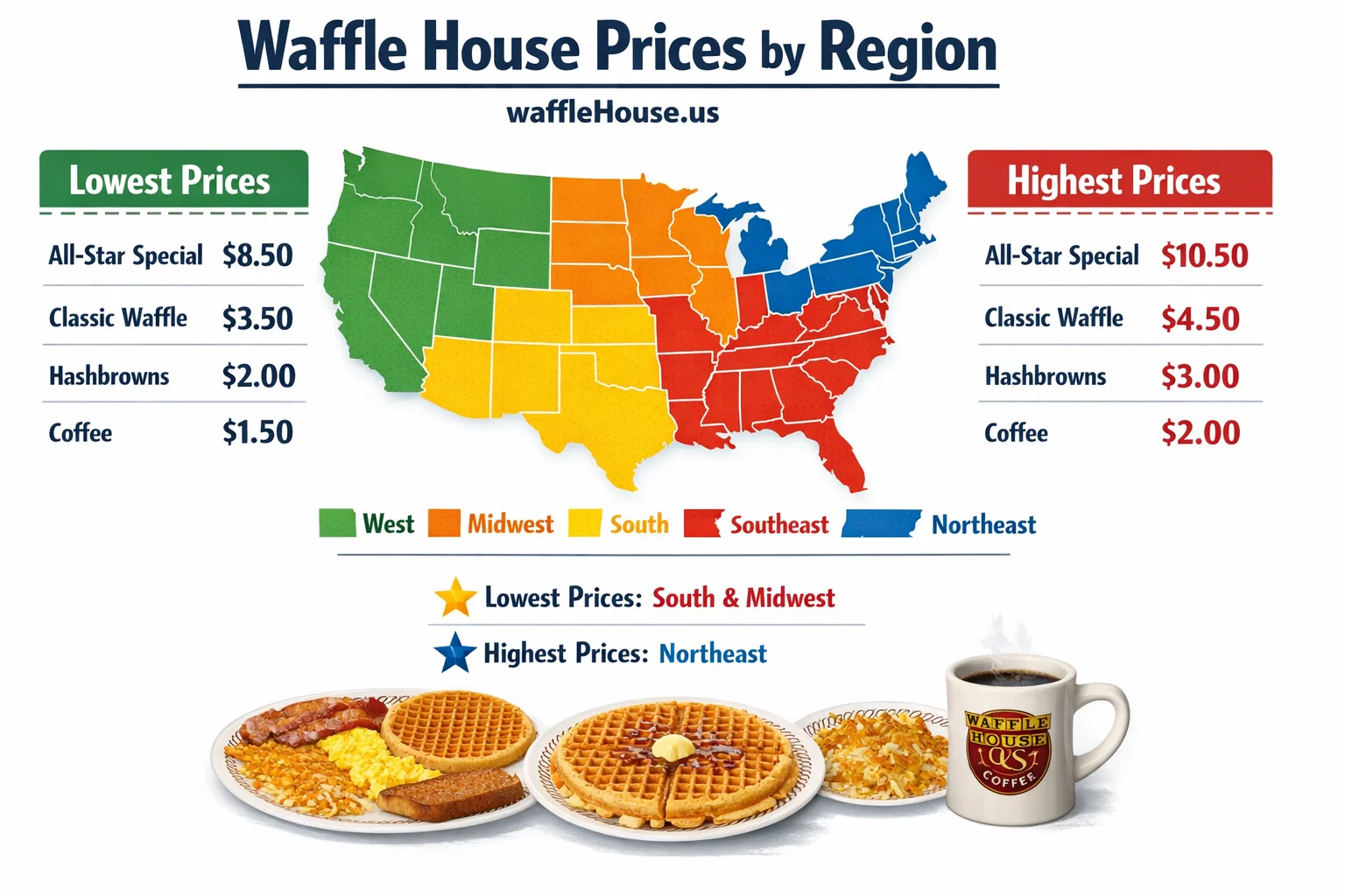 Waffle House Menu With Prices
