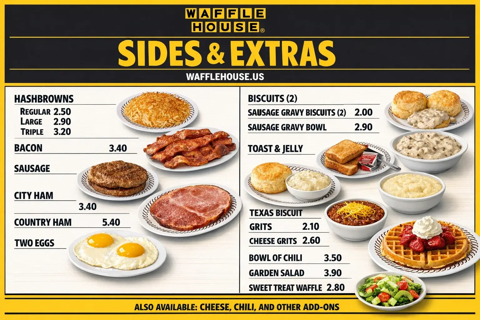 Waffle House Menu With Prices