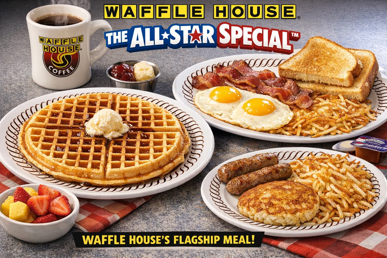 Waffle House Favorite Breakfast Menu with Price