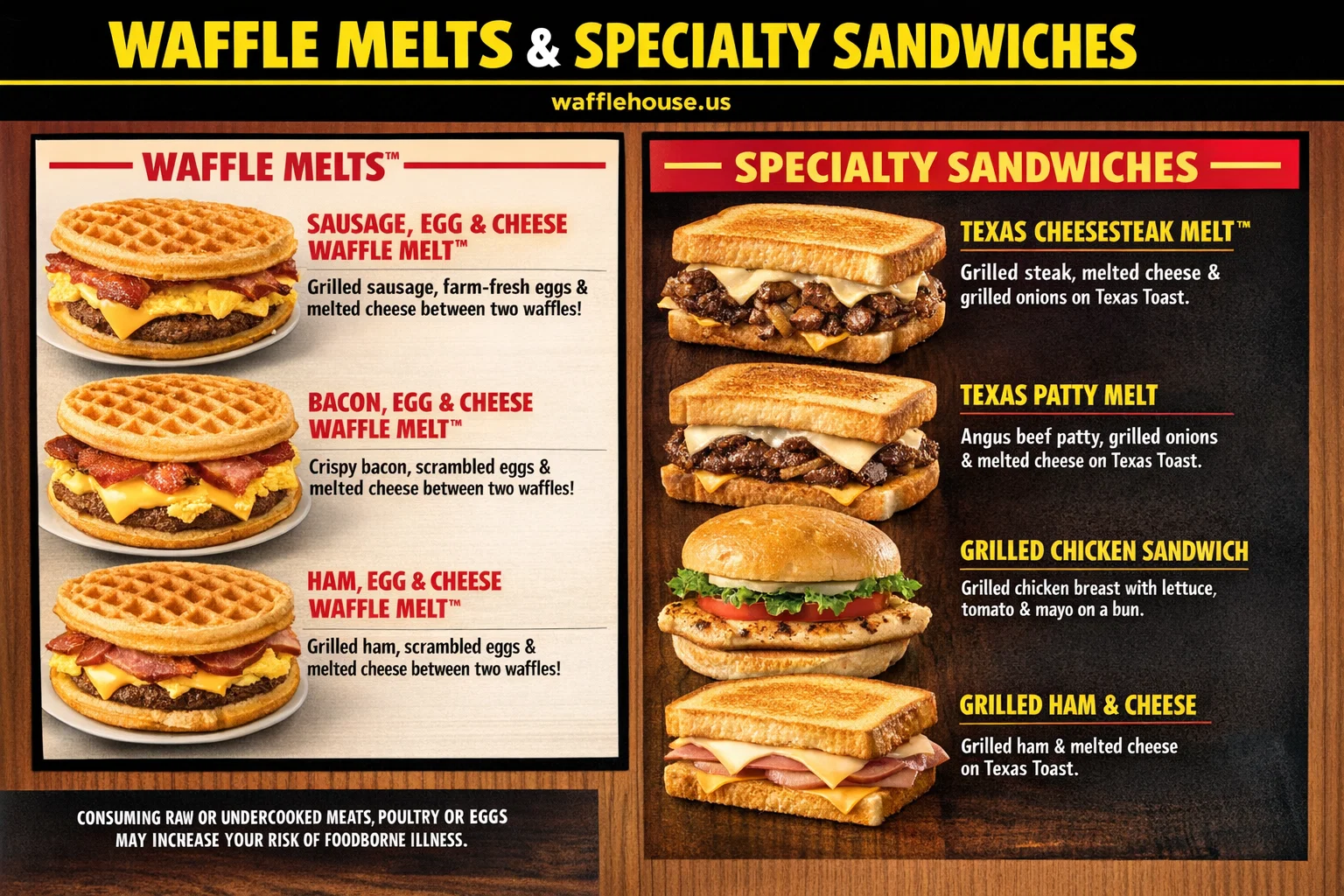 Waffle House Menu With Prices