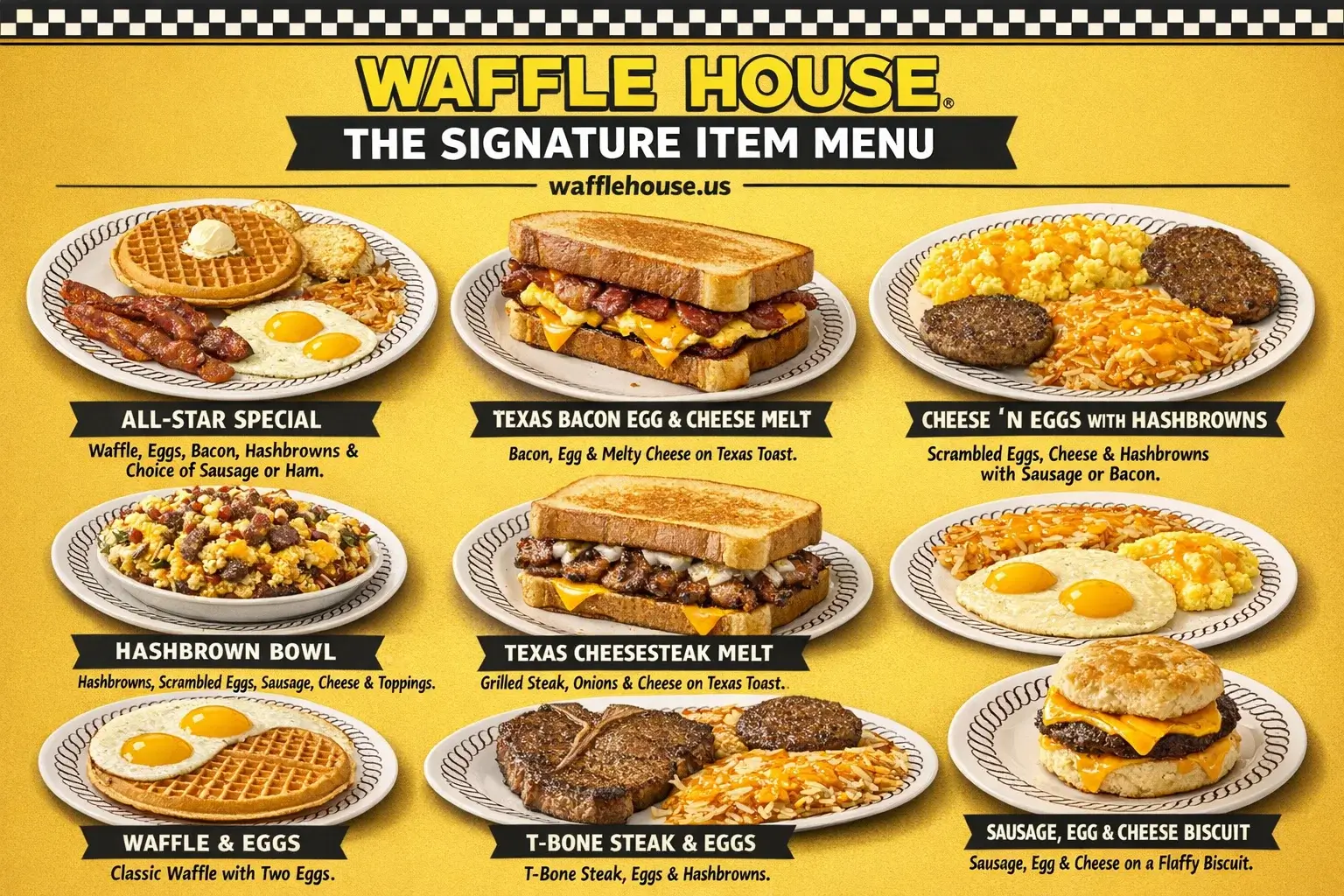 Waffle House Menu With Prices