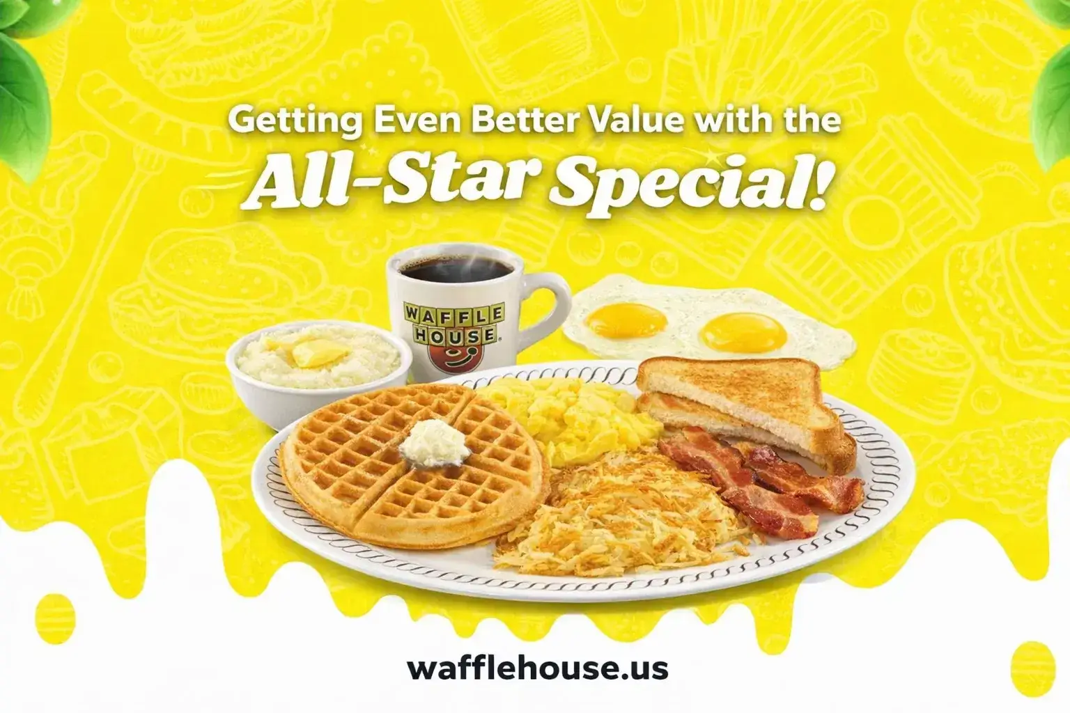 Waffle House Peanut Butter Chip Waffle 