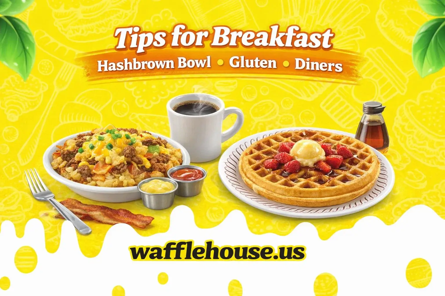 Waffle House Breakfast Hashbrown Bowl, Waffle House hashbrown bowl price 2026, Waffle House breakfast calories, Waffle House allergen information, Waffle House gluten-free options, smothered covered meaning, Waffle House hashbrown toppings, Sausage Egg Cheese Hashbrown Bowl, Bacon Egg Cheese Hashbrown Bowl, Waffle House nutrition facts, 24-hour diner breakfast, Southern breakfast restaurant, Jimmy Dean sausage Waffle House, Smithfield bacon Waffle House, hashbrown bowl customization