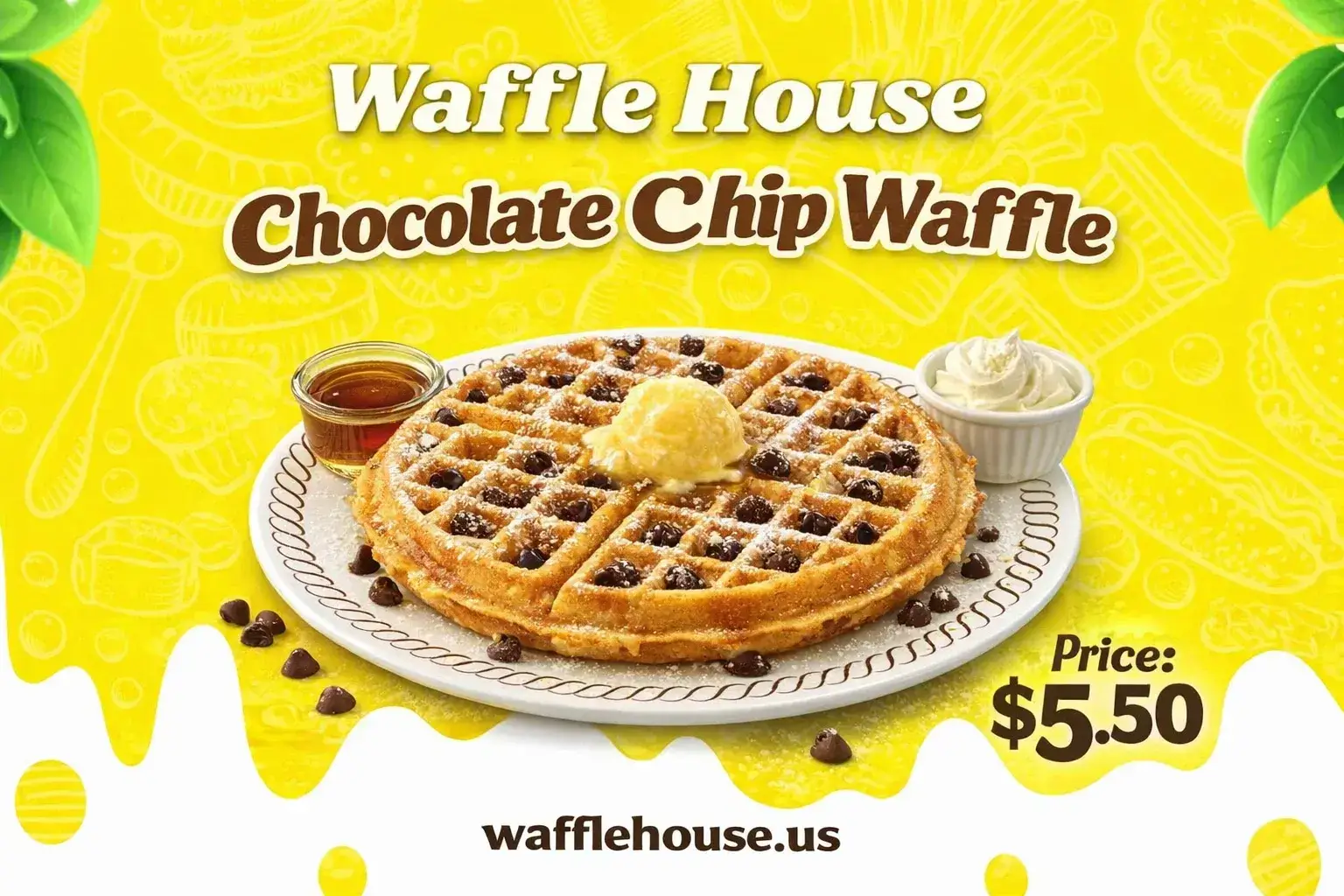 Waffle House Chocolate Chip Waffle Price