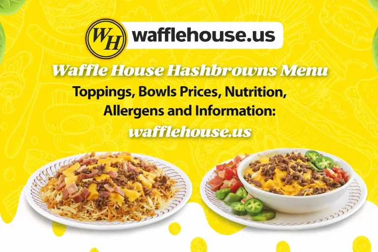 Waffle House Hashbrowns Menu