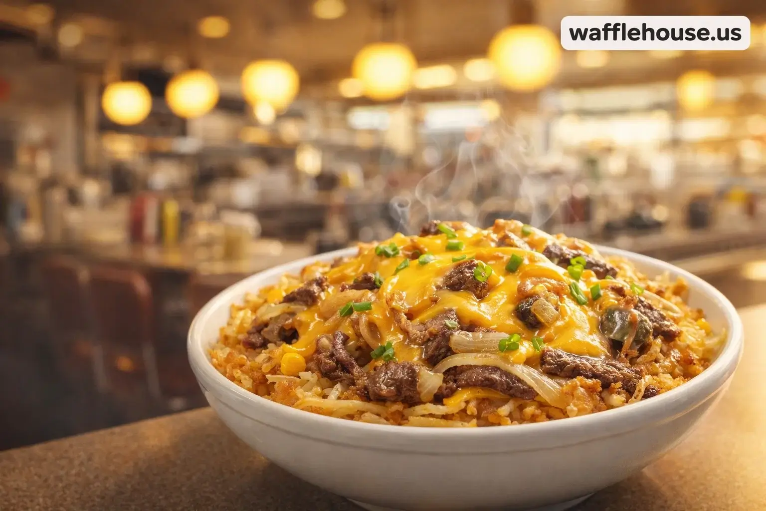 Cheesesteak Melt Hashbrown Bowl Waffle House Calories