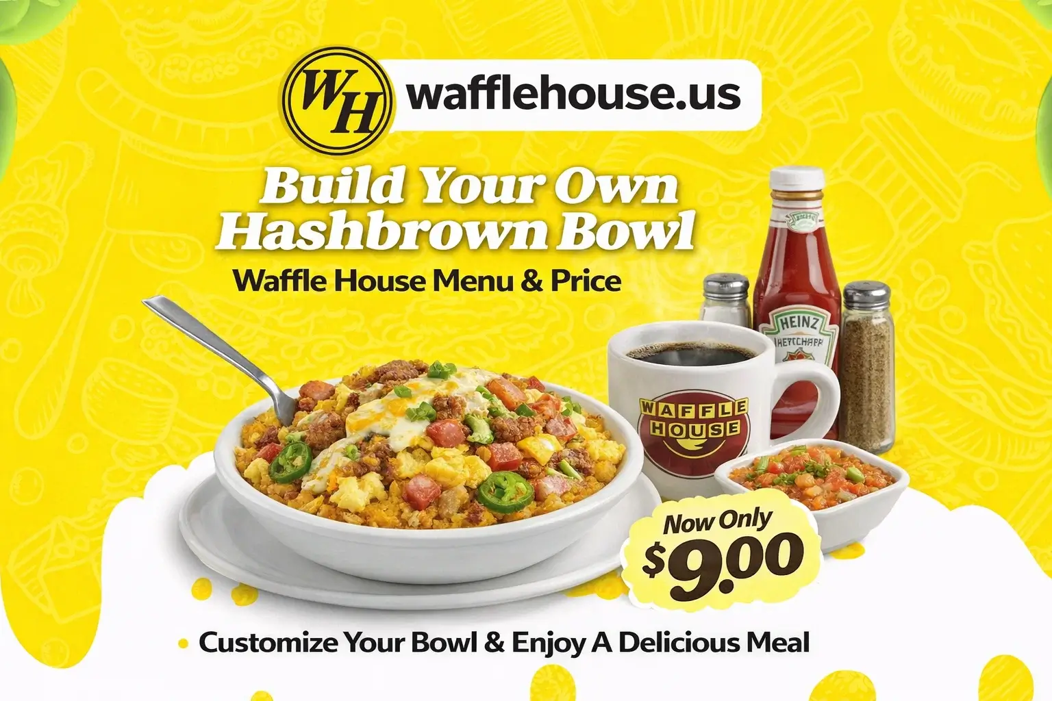 Hashbrown Bowl Menu with Price 