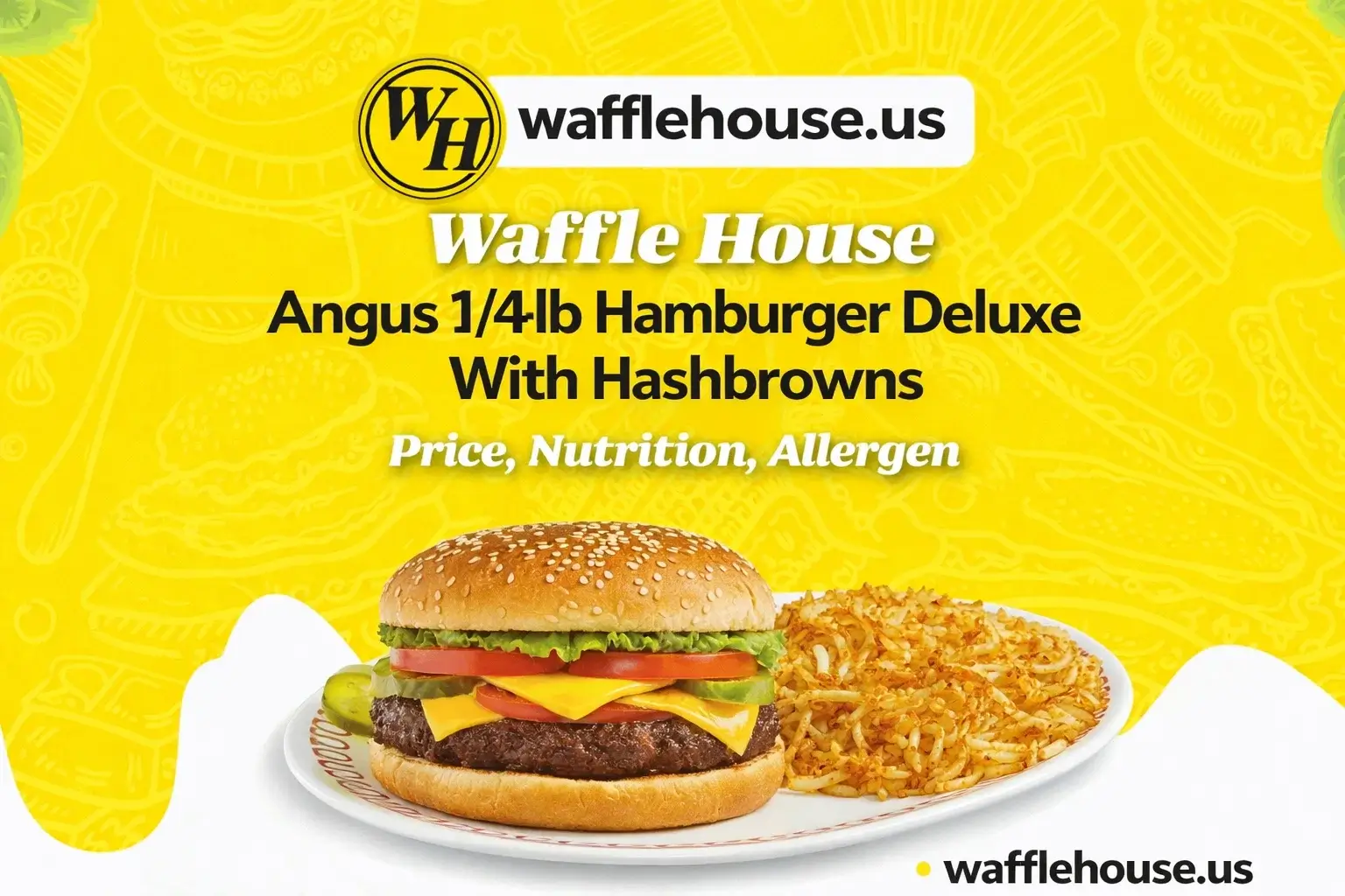 Angus 1/4-LB Hamburger Deluxe with Hashbrowns Price, Nutrition, Taste and Full Review