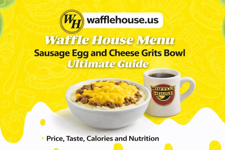 Waffle House Sausage Egg and Cheese Grits Bowl