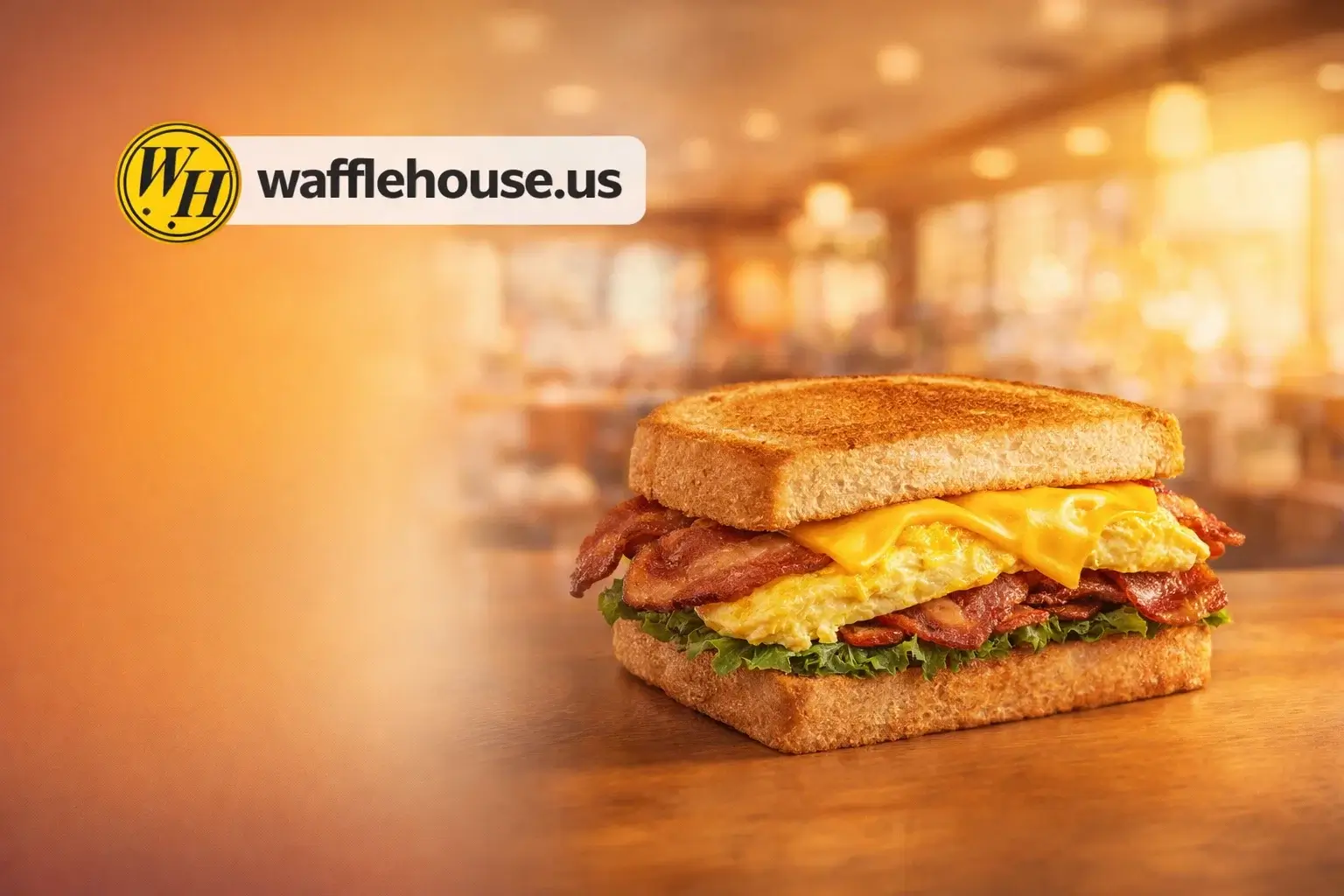 Texas Bacon, Egg and Cheese Melt Menu with Price