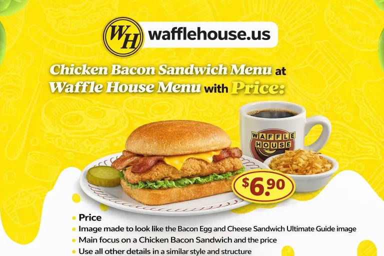 Chicken Bacon Sandwich Menu