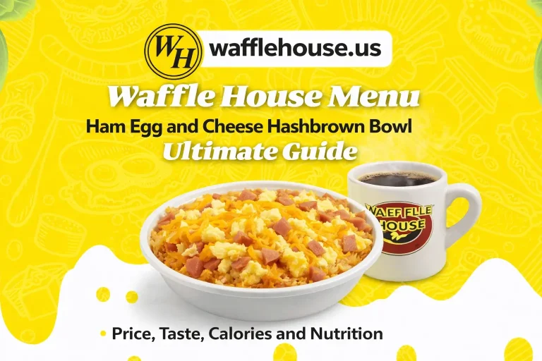 Ham Egg and Cheese Hashbrown Bowl at Waffle House